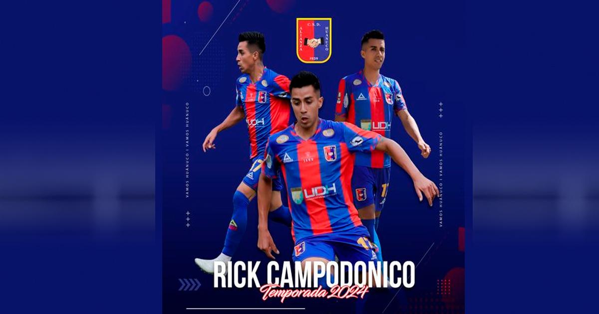 ¡Uno más que se queda en Huánuco! Rick Campodónico continuará en Alianza UDH