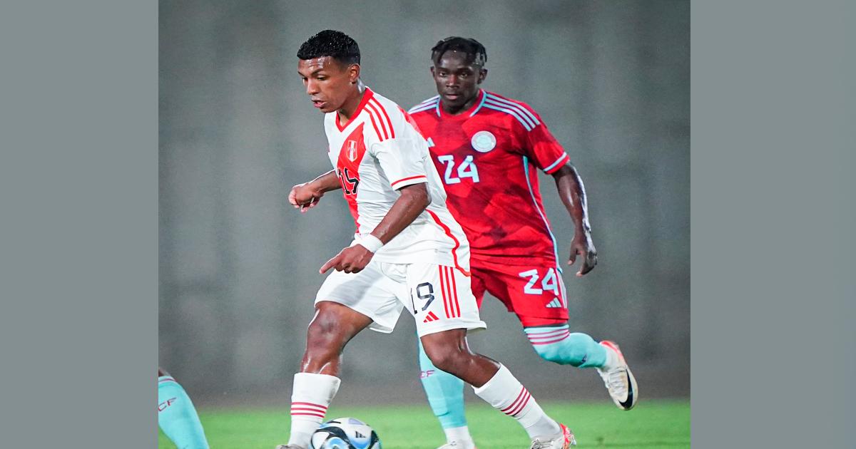 ¡Esta vez, no se pudo! Sub 23 de Perú cayó 3-1 ante Colombia en amistoso