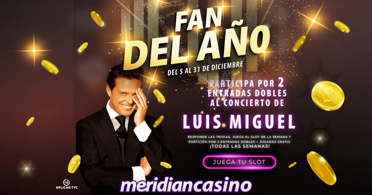 Conviértete en el fan del año gracias a Meridian Casino