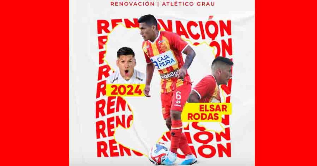 ¡Se queda en Piura! Elsar Rodas renovó con Atlético Grau para el 2024