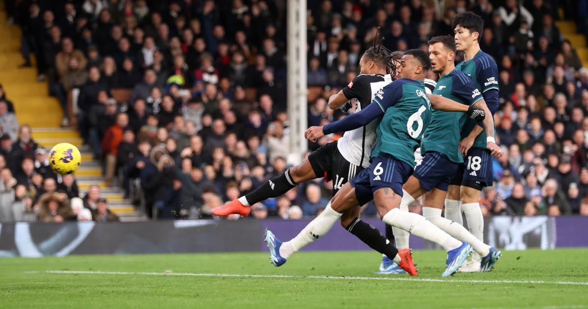 Arsenal cayó de visita frente al Fulham