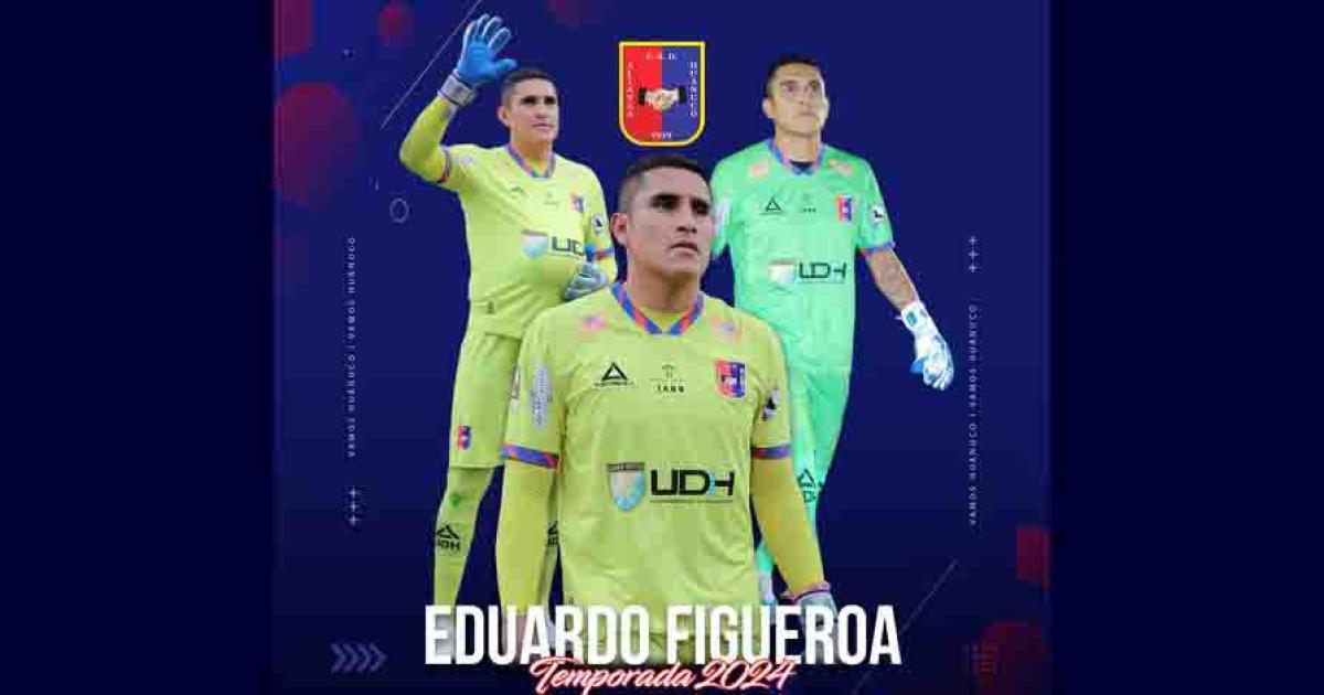 ¡Se queda en Huánuco! Arquero Eduardo Figueroa seguirá en Alianza UDH en el 2024