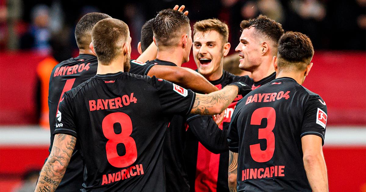 Bayer Leverkusen volvió a golear y sigue cómodo en la cima de la Bundesliga