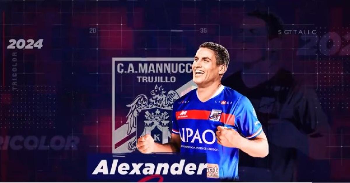 Alexander Succar es nuevo delantero del Carlos A. Mannucci por todo el 2024