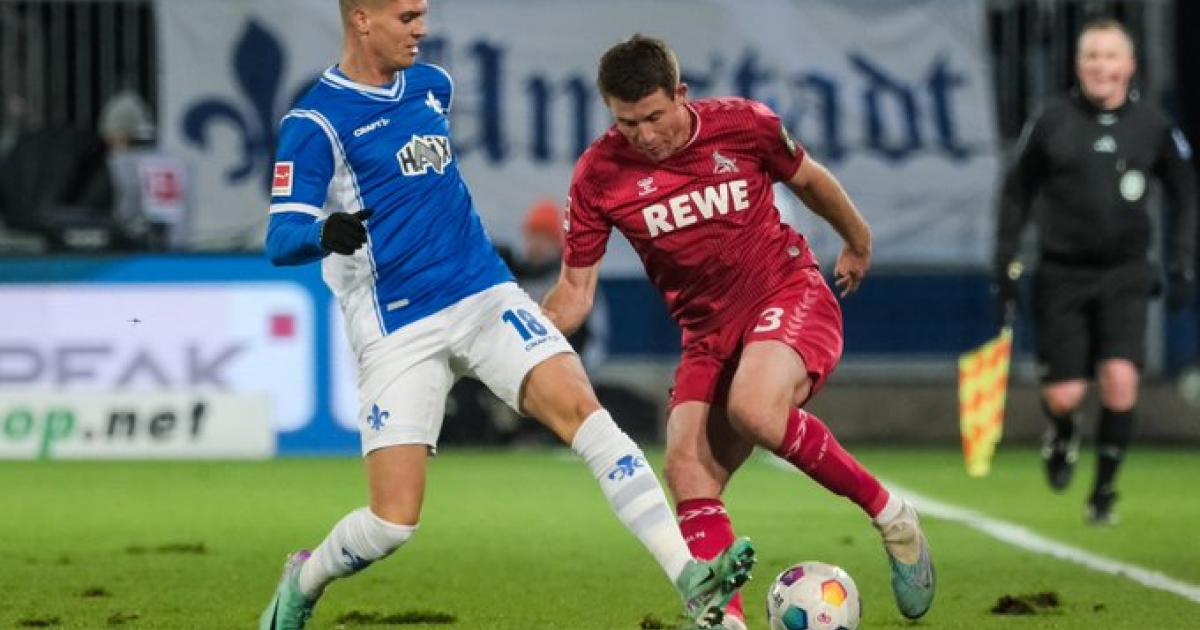 Colonia venció a Darmstadt y salió de la zona de descenso en la Bundesliga