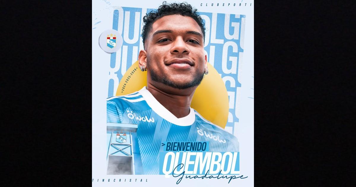 Quembol Guadalupe firmó contrato con Sporting Cristal