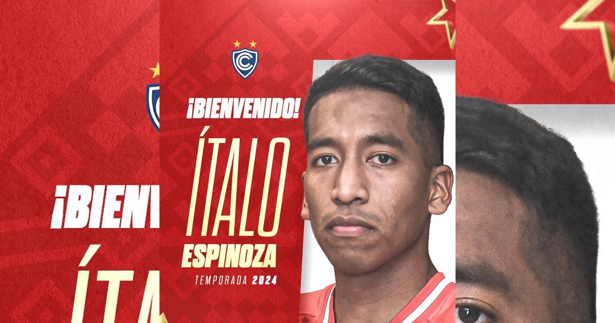 Ítalo Espinoza es nuevo arquero de Cienciano