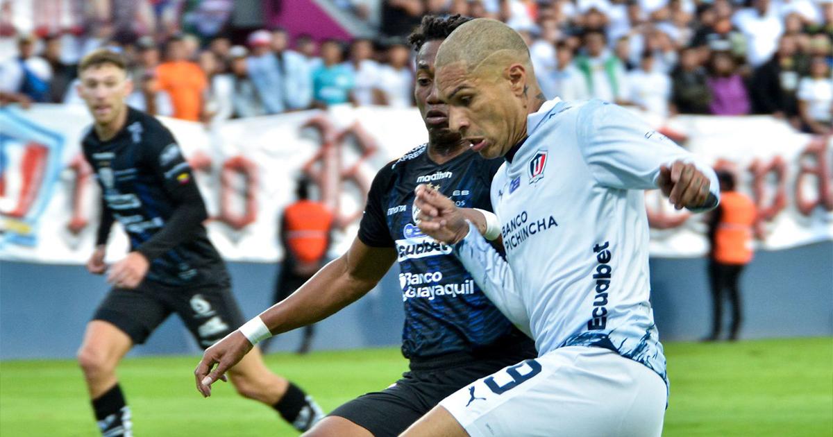 Guerrero fue titular en el empate de LDU e IDV en la primera final de Ecuador