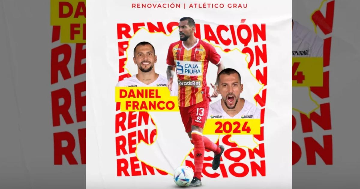 Daniel Franco continuará defendiendo a Atlético Grau este 2024