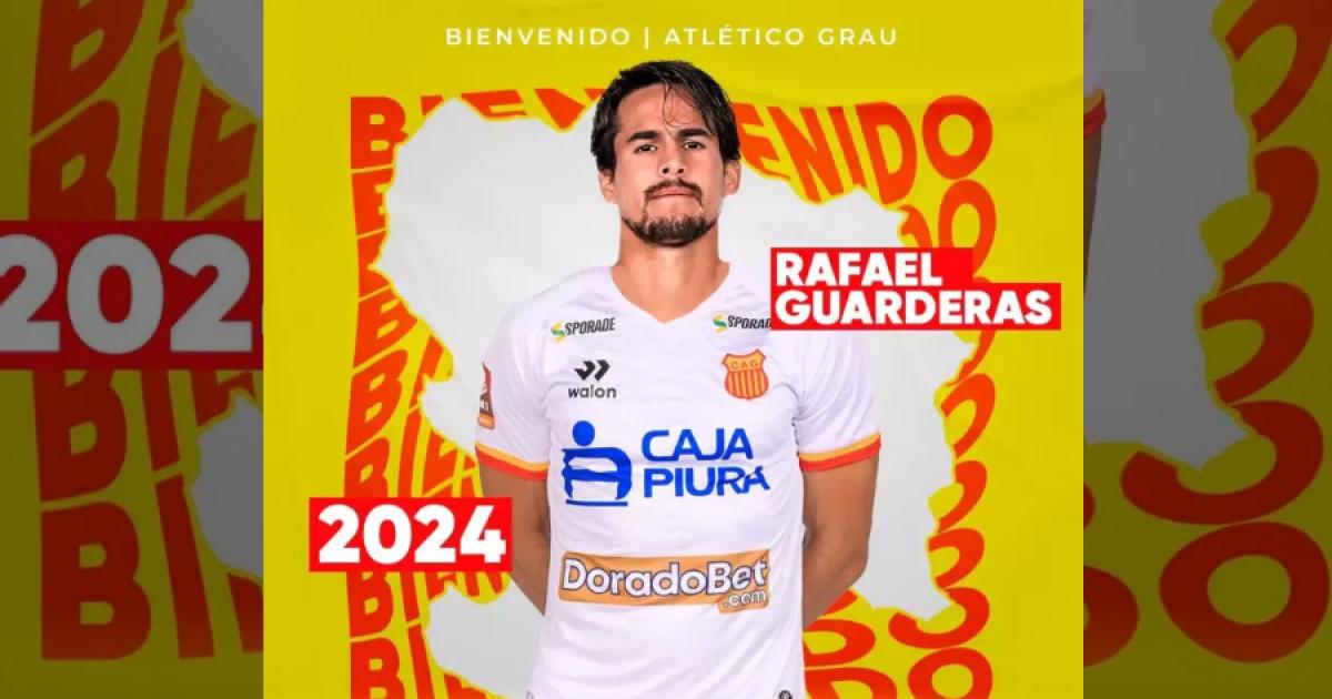 Atlético Grau oficializa llegada de volante Rafael Guarderas por todo el 2024