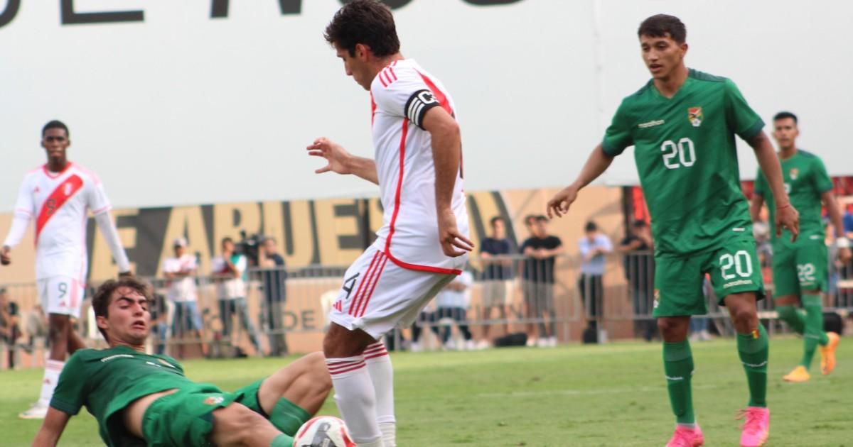 Selección sub 23 goleó por 4-0 a Bolivia en amistoso