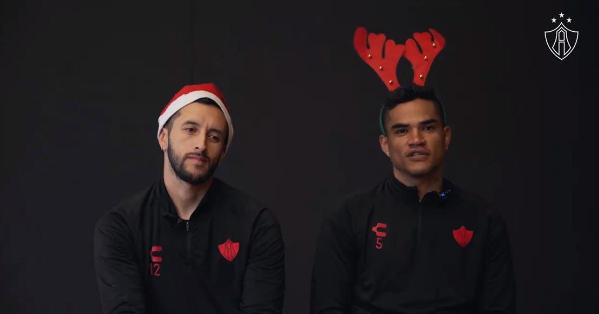 (VIDEO) Santamaría protagonizó video navideño de Atlas