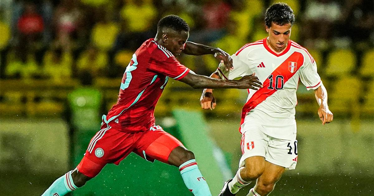 (VIDEO | FOTOS) Selección peruana Sub 23 empató 1-1 ante Colombia en amistoso