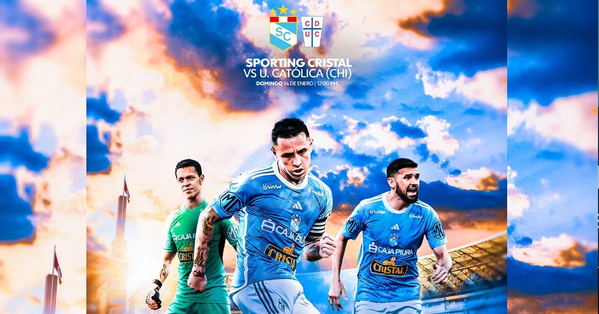 Cristal enfrentará a Católica de Chile en 'Tarde Celeste'