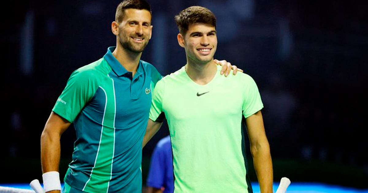 Alcaraz derrotó a Djokovic en el Tennis Cup de Riad