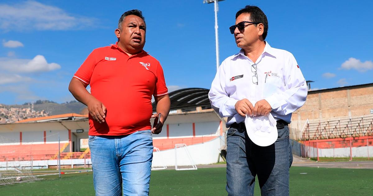 IPD evalúa cambiar grass sintético de estadio Héroes de San Ramón de Cajamarca