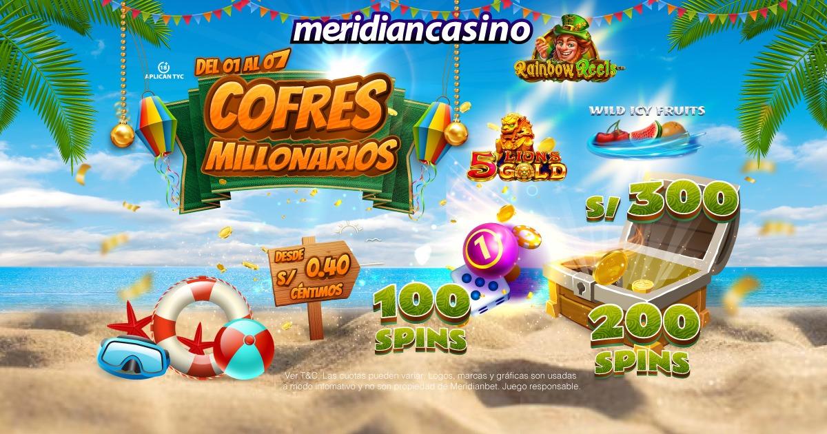 A encontrar los cofres millonarios de Meridian Casino