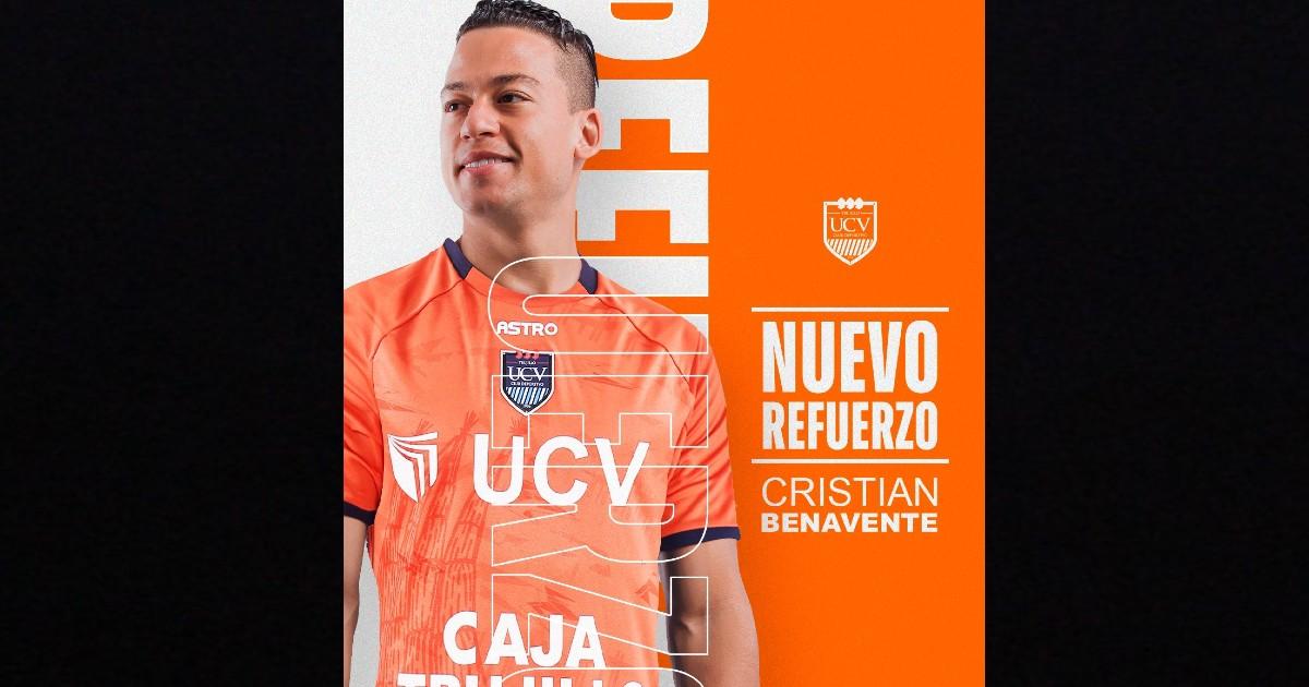 Cristian Benavente es nuevo jugador de la César Vallejo