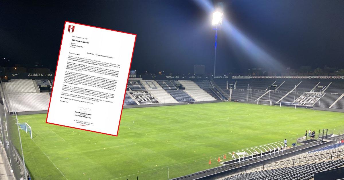 Alianza Lima sí puede jugar partidos amistosos en Matute 