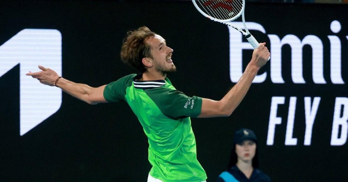 Medvedev ganó épico partido en la segunda ronda del Abierto de Australi