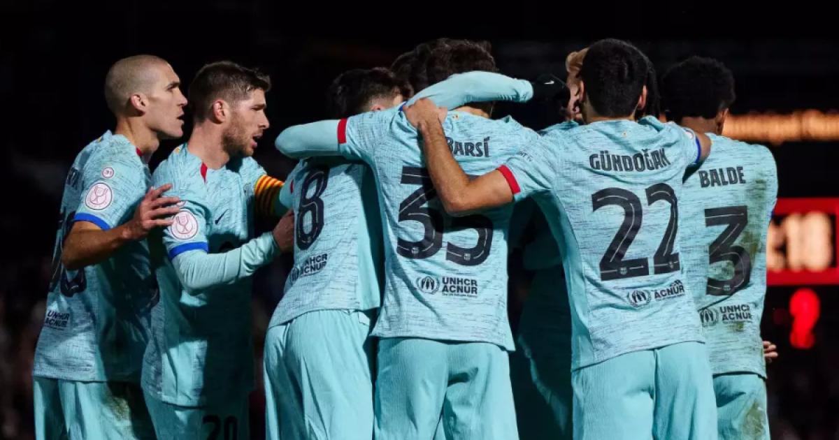 Barcelona venció por 3-1 a Unionistas y continúa su camino en la Copa del Rey