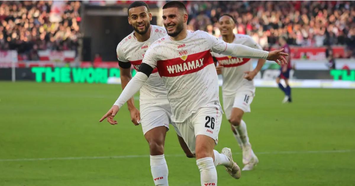 Sttutgart goleó por 5-2 a Leipzig y continúa en la pelea en la Bundesliga