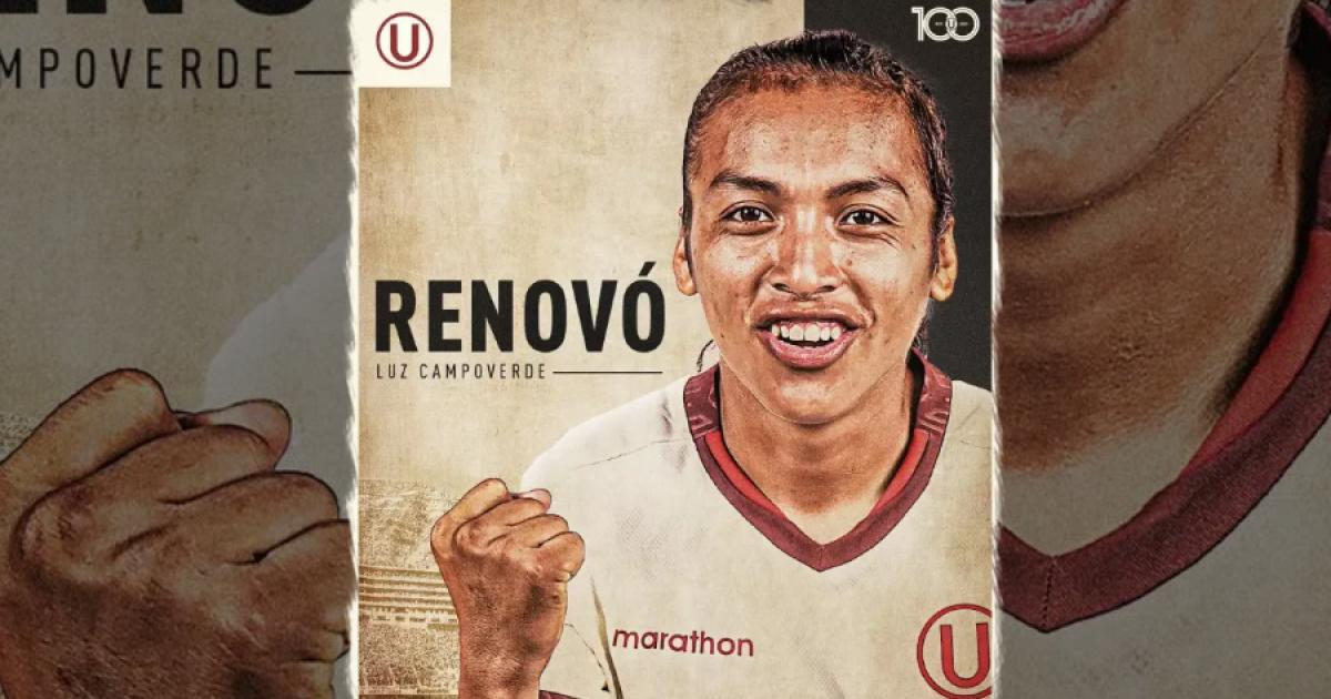 Universitario confirmó la renovación de atacante Luz Campoverde para la temporada 2024