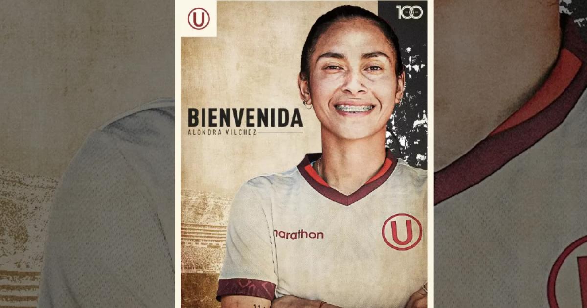 Alondra Vílchez fue presentada como nuevo refuerzo de Universitario por todo el 2024