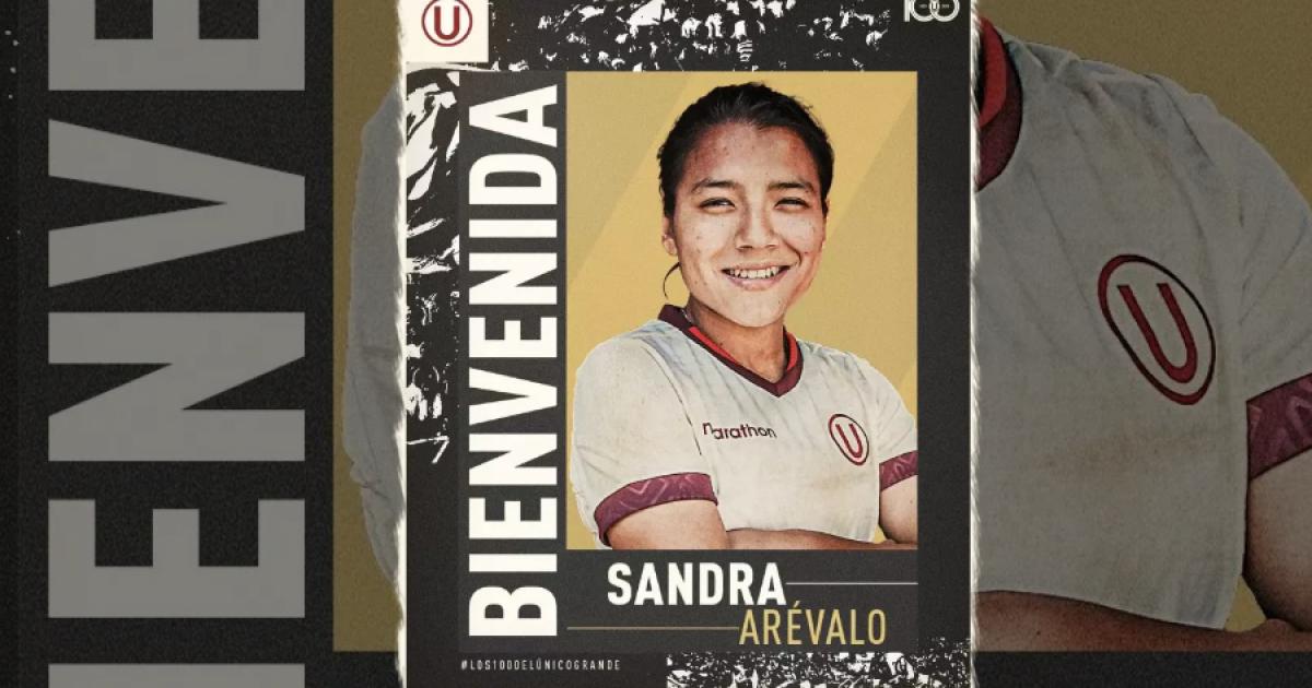 Sandra Arévalo fue presentada como nuevo refuerzo de Universitario