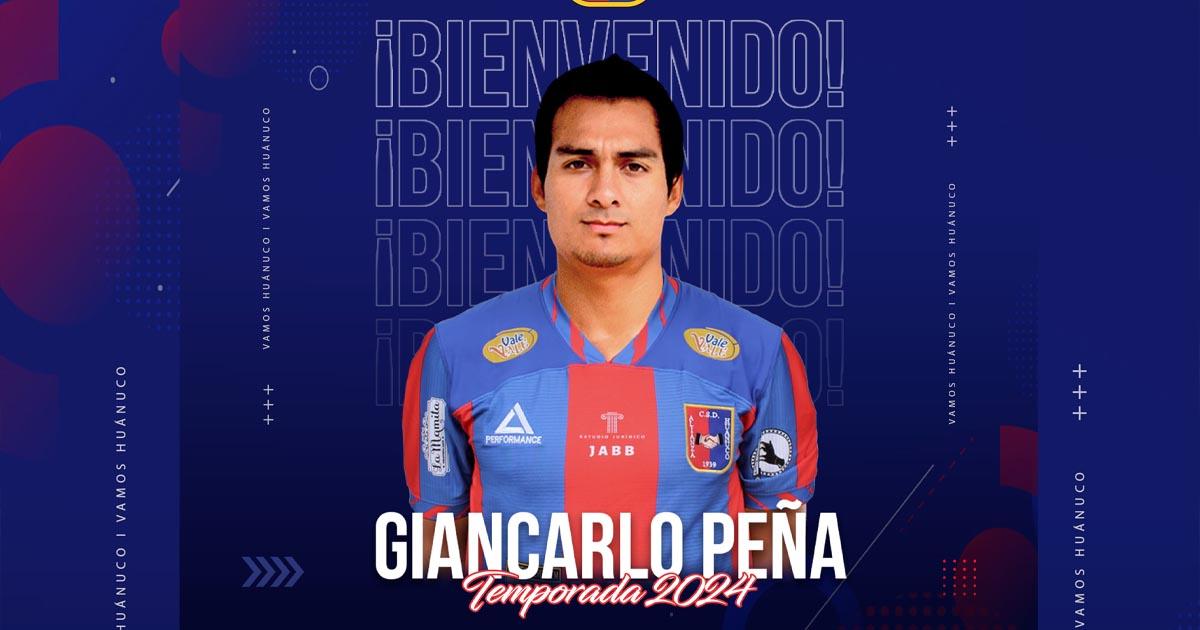 Giancarlo Peña fue anunciado en Alianza UDH