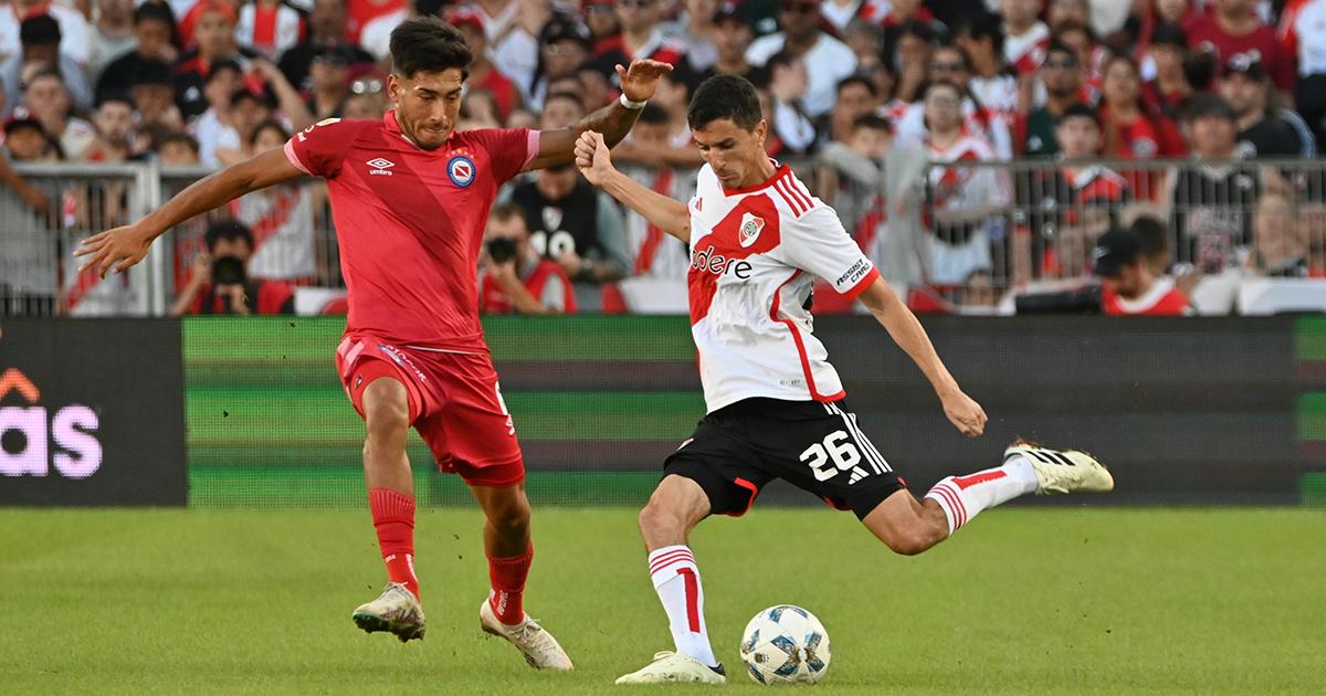 (VIDEO) River Plate empató ante Argentinos Juniors en el inicio de la Copa de la Liga