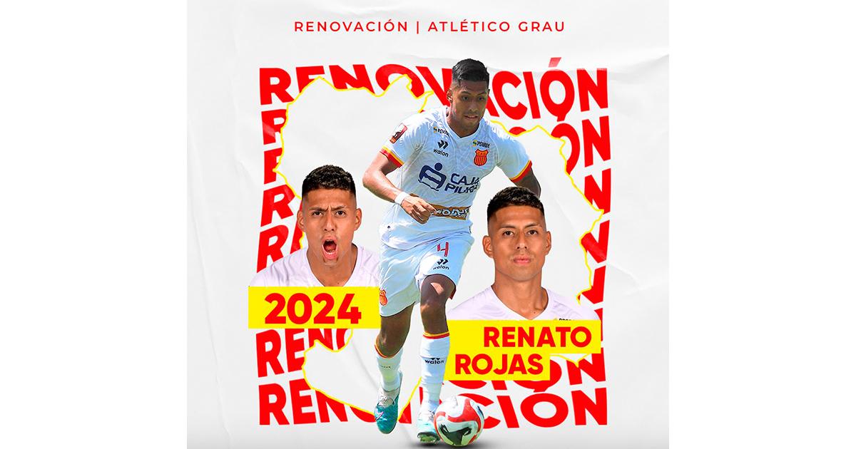 Atlético Grau anunció la renovación de Renato Rojas
