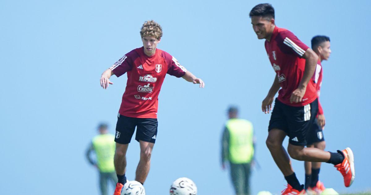 Perú Sub-23 realizó su primer entrenamiento en Venezuela