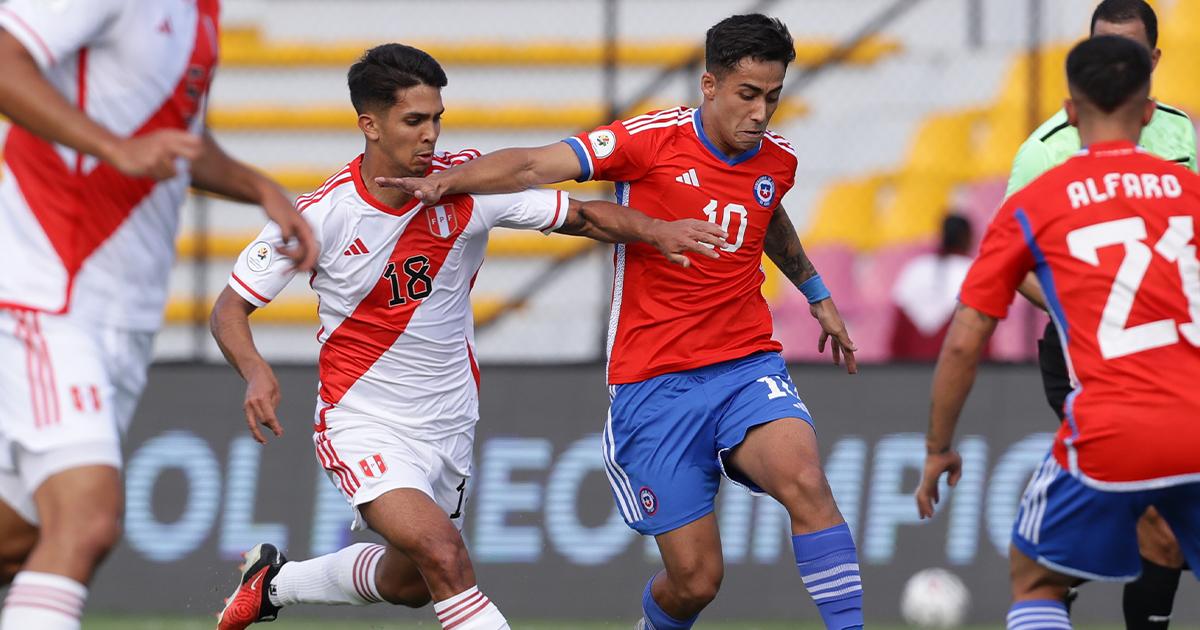 🔴#ENVIVO Perú iguala sin goles ante Chile en el Torneo Preolímpico