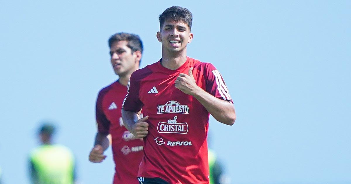 Perú Sub-23 realizó su primer entrenamiento en Venezuela