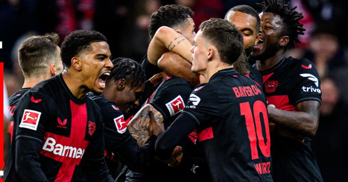 (VIDEO) Nadie lo tumba: Leverkusen ganó y se afianzó en la cima de la Bundesliga