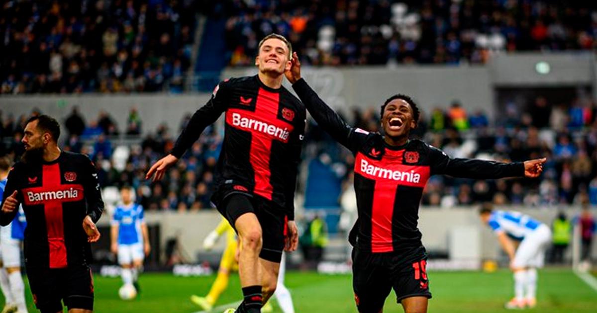 Leverkusen venció de visita al Darmstadt y sigue viviendo en la punta