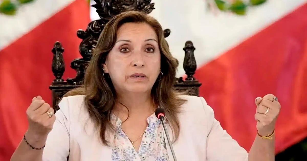 Dina Boluarte: "Si continúan actos de violencia en el fútbol, seremos más drásticos"