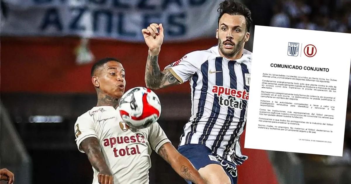 Alianza Lima y Universitario: "Somos rivales, no enemigos"