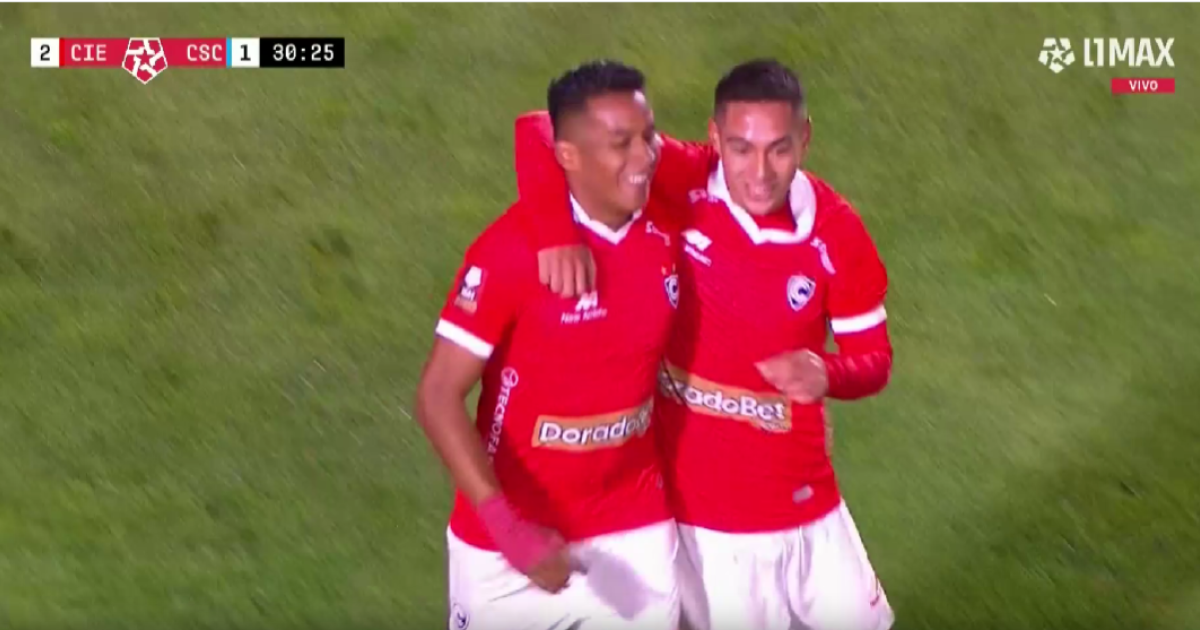 (VIDEO) Josué Estrada anota el segundo de Cienciano con tremenda pintura