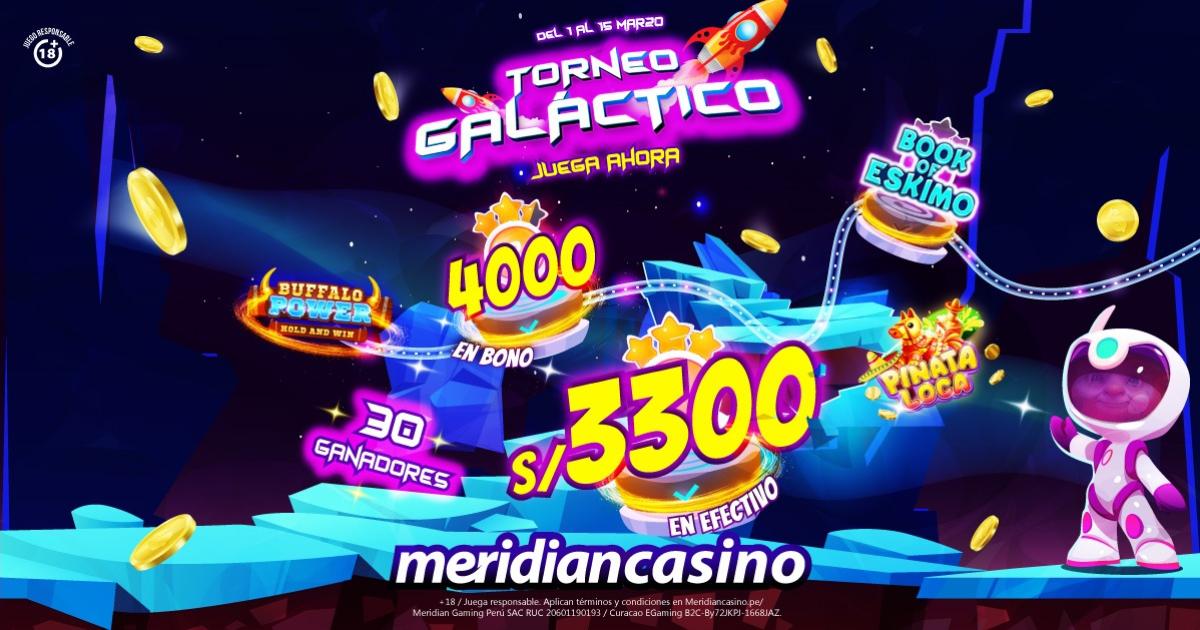 Meridian Casino te invita al Torneo Galáctico