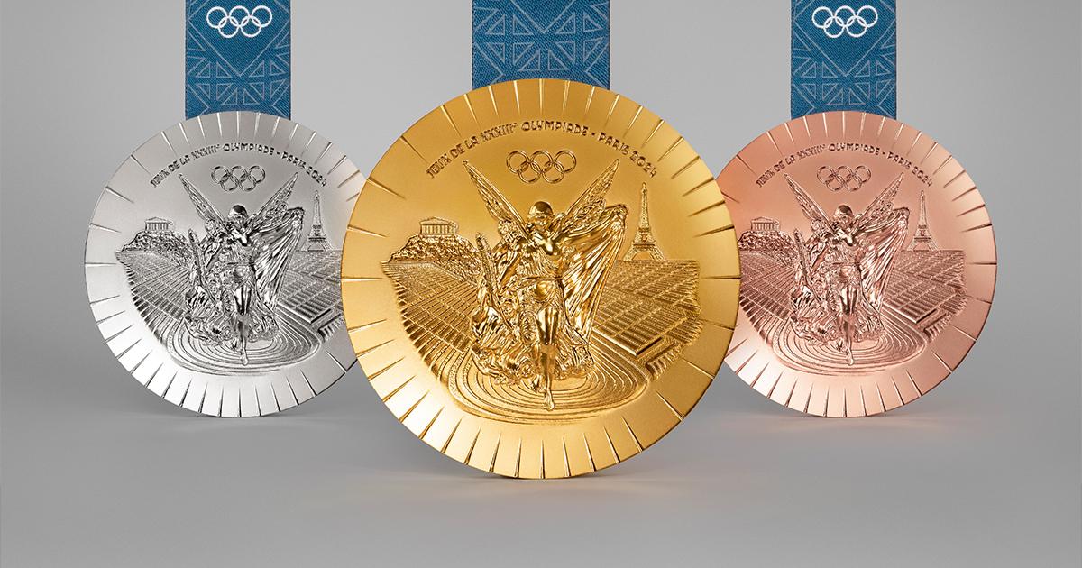 El máximo honor: París 2024 mostró las medallas que entregarán a los ganadores