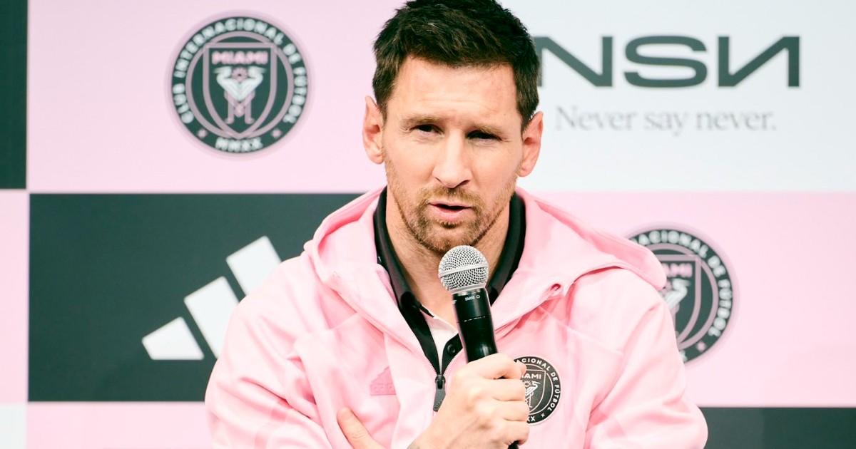 Messi: "Fue mala suerte que no pude estar en el partido de Hong Kong"