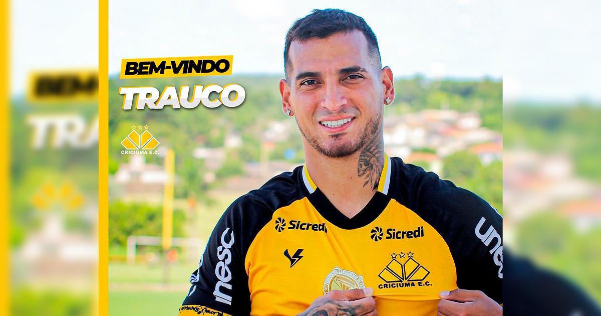 Miguel Trauco fue presentado oficialmente como refuerzo de Criciúma
