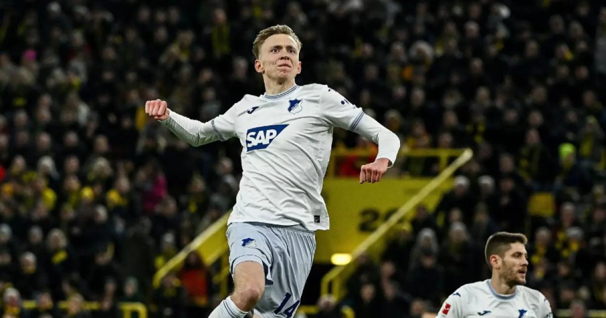 Borussia Dortmund perdió con Hoffenheim y suma una nueva derrota consecutiva en Alemania