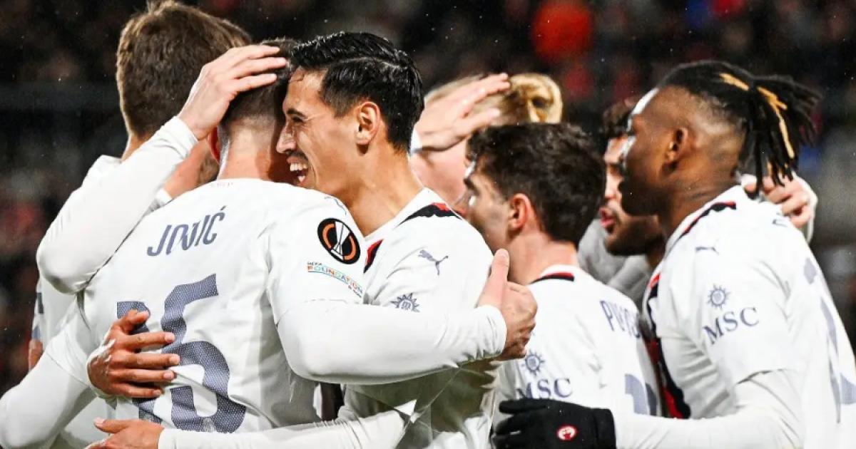 (VIDEO) AC Milán cayó con Stade Rennais, pero accedió a los octavos de la Europa League