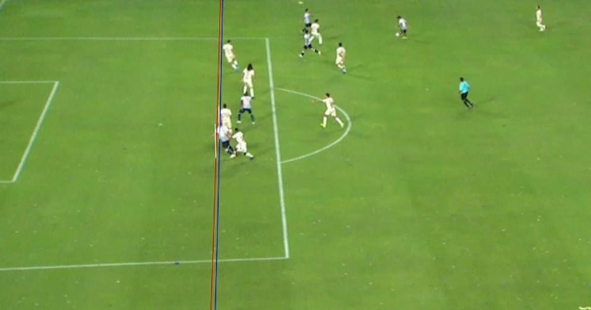 (VIDEO) Por un pelo: Barcos anotó el empate al final, pero estaba adelantado
