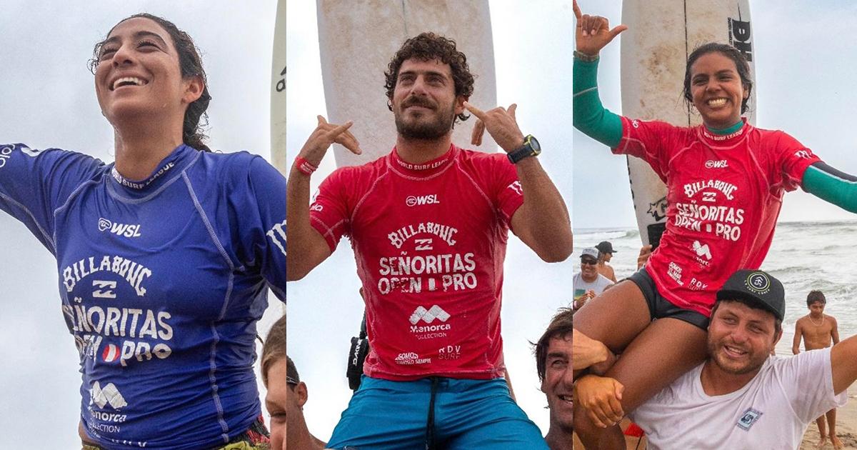 ¡Dominio nacional! Perú campeonó tres categorías del Billabong Señoritas Open Pro