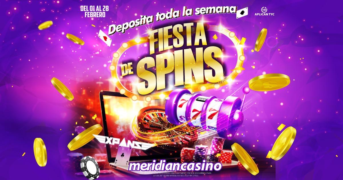 Meridian Casino te invita a la fiesta de spins