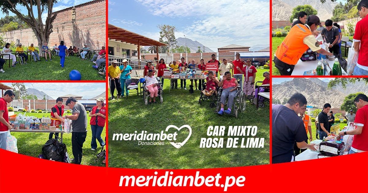  Meridianbet llevó ayuda al CAR Rosa de Lima
